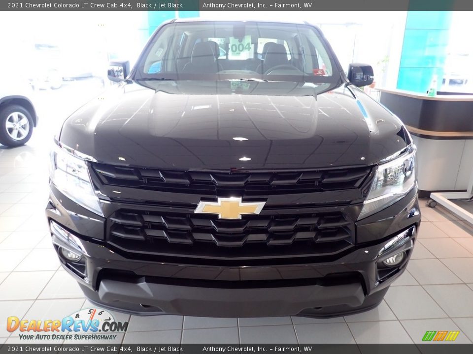 2021 Chevrolet Colorado LT Crew Cab 4x4 Black / Jet Black Photo #7