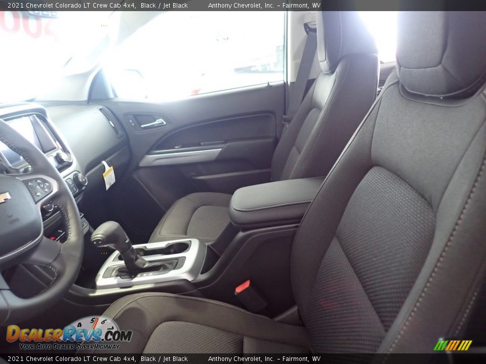 2021 Chevrolet Colorado LT Crew Cab 4x4 Black / Jet Black Photo #11