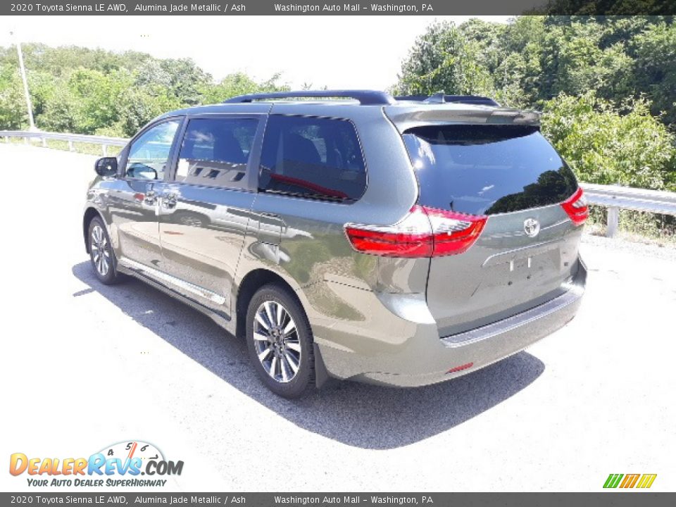2020 Toyota Sienna LE AWD Alumina Jade Metallic / Ash Photo #2