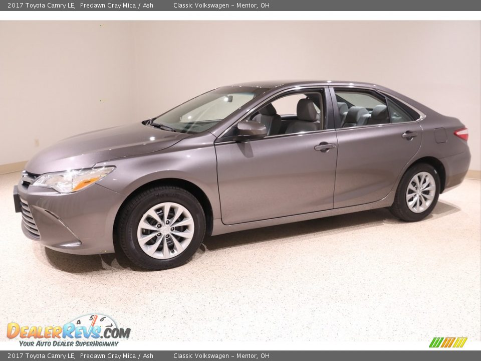 2017 Toyota Camry LE Predawn Gray Mica / Ash Photo #3