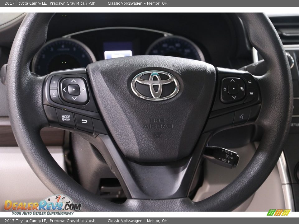 2017 Toyota Camry LE Predawn Gray Mica / Ash Photo #7