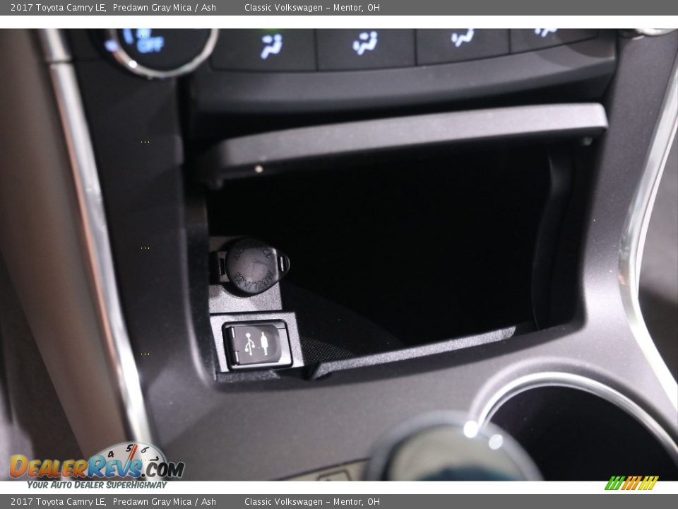 2017 Toyota Camry LE Predawn Gray Mica / Ash Photo #12