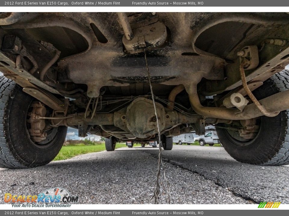 2012 Ford E Series Van E150 Cargo Oxford White / Medium Flint Photo #13