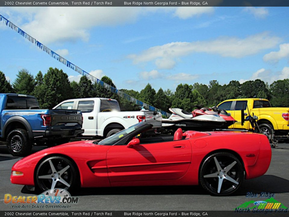 2002 Chevrolet Corvette Convertible Torch Red / Torch Red Photo #2