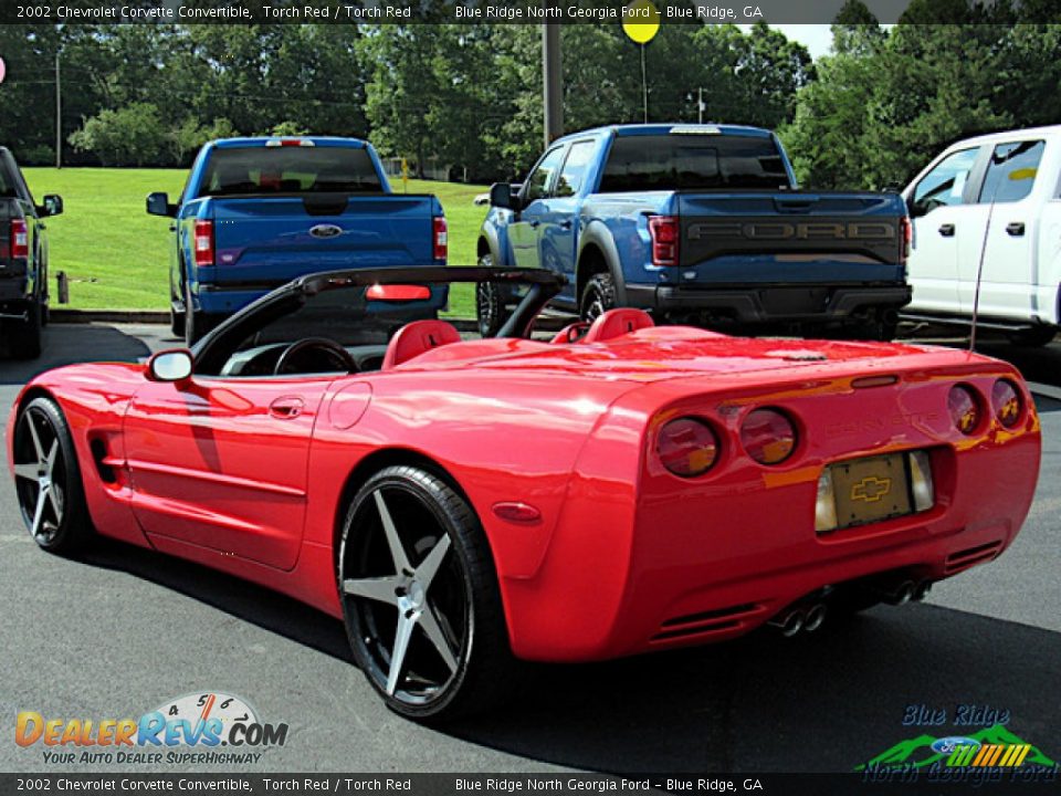2002 Chevrolet Corvette Convertible Torch Red / Torch Red Photo #3