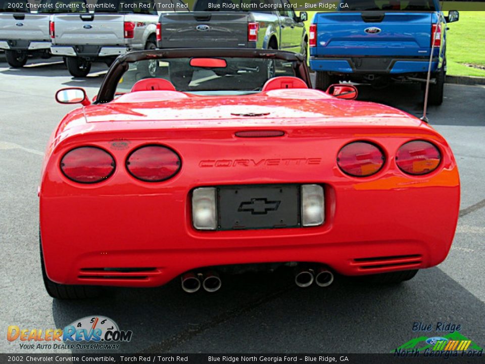 2002 Chevrolet Corvette Convertible Torch Red / Torch Red Photo #4