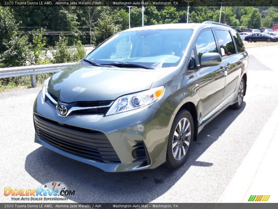 2020 Toyota Sienna LE AWD Alumina Jade Metallic / Ash Photo #24