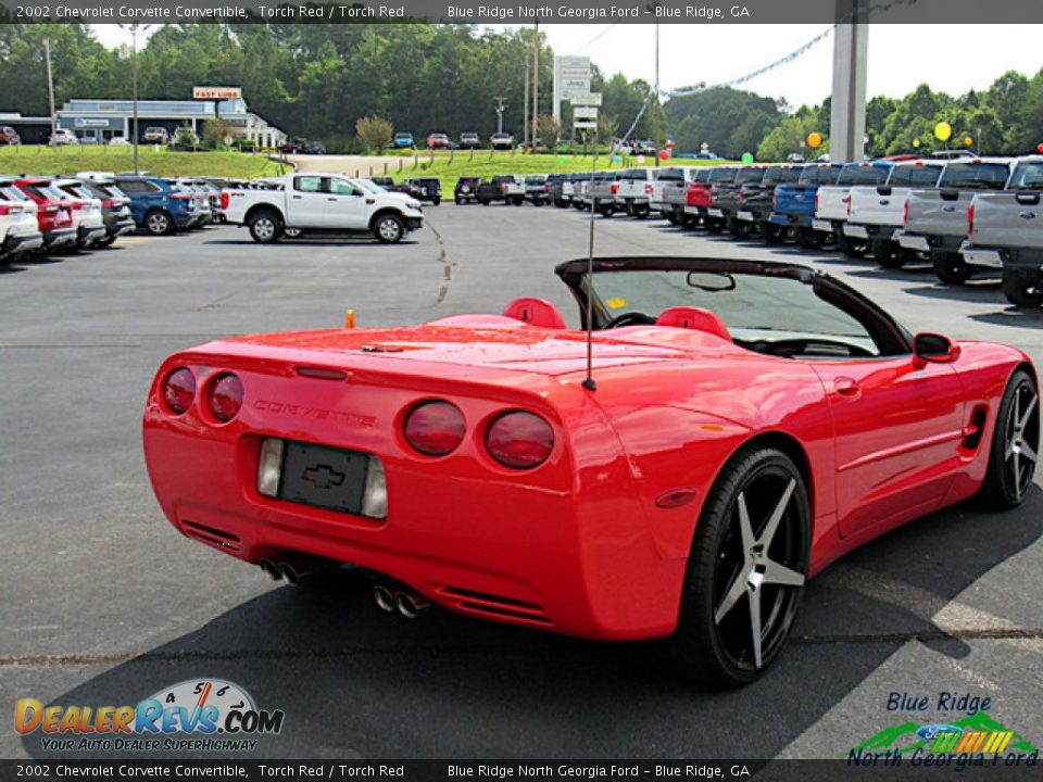 2002 Chevrolet Corvette Convertible Torch Red / Torch Red Photo #5