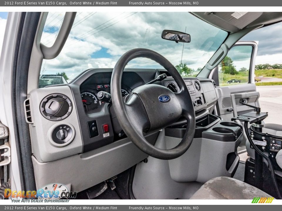 2012 Ford E Series Van E150 Cargo Oxford White / Medium Flint Photo #19