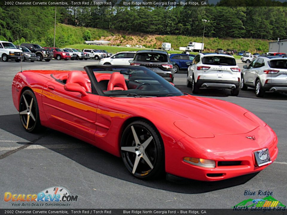 2002 Chevrolet Corvette Convertible Torch Red / Torch Red Photo #7