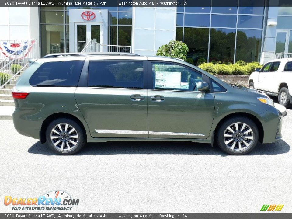 2020 Toyota Sienna LE AWD Alumina Jade Metallic / Ash Photo #27