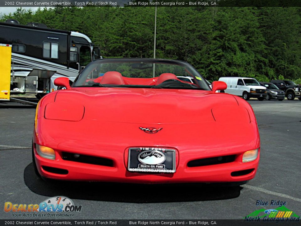 2002 Chevrolet Corvette Convertible Torch Red / Torch Red Photo #8
