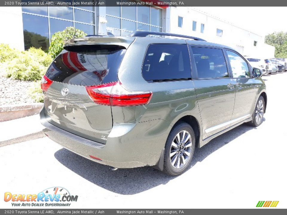 2020 Toyota Sienna LE AWD Alumina Jade Metallic / Ash Photo #28