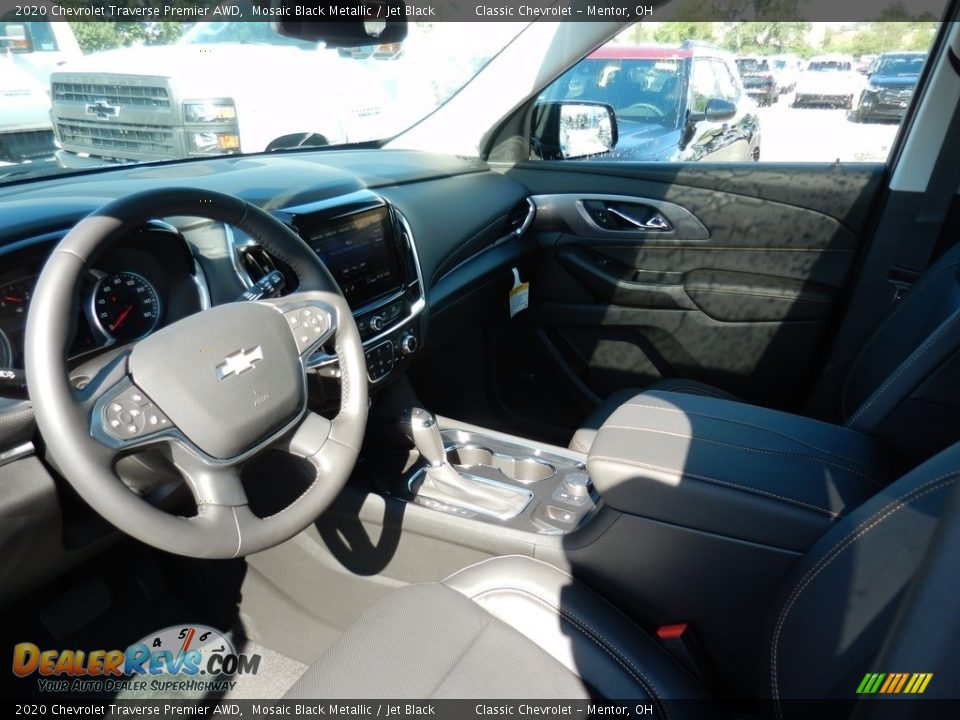 2020 Chevrolet Traverse Premier AWD Mosaic Black Metallic / Jet Black Photo #6