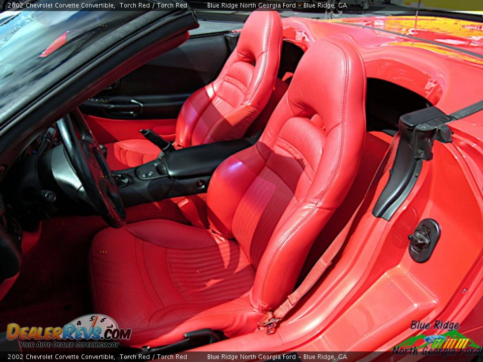 2002 Chevrolet Corvette Convertible Torch Red / Torch Red Photo #12
