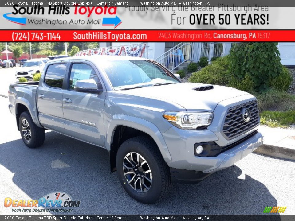 2020 Toyota Tacoma TRD Sport Double Cab 4x4 Cement / Cement Photo #1