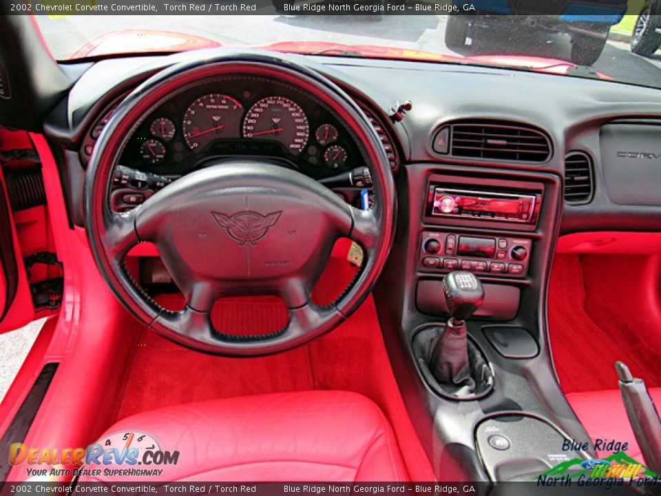 2002 Chevrolet Corvette Convertible Torch Red / Torch Red Photo #14