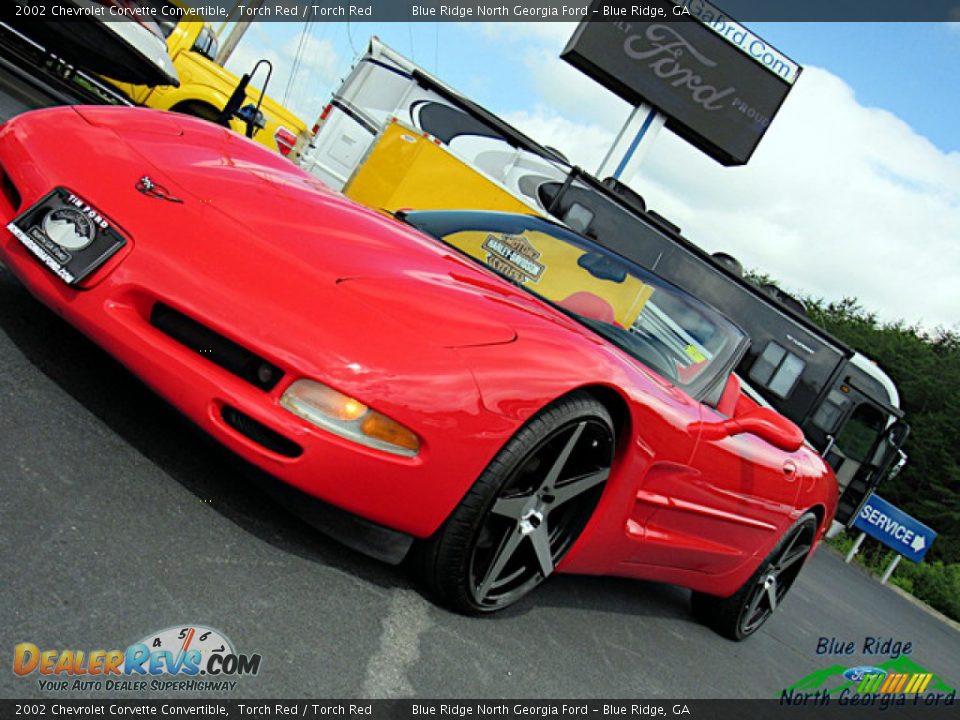 2002 Chevrolet Corvette Convertible Torch Red / Torch Red Photo #27