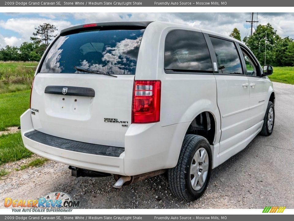 2009 Dodge Grand Caravan SE Stone White / Medium Slate Gray/Light Shale Photo #4