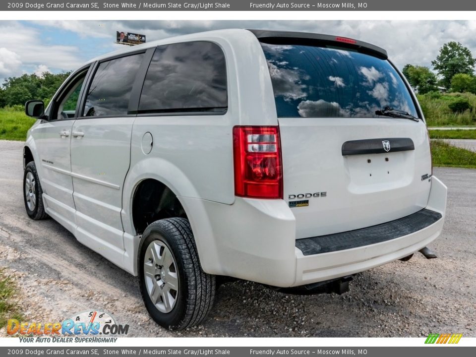 2009 Dodge Grand Caravan SE Stone White / Medium Slate Gray/Light Shale Photo #6