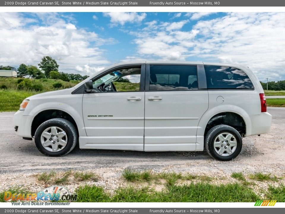 2009 Dodge Grand Caravan SE Stone White / Medium Slate Gray/Light Shale Photo #7