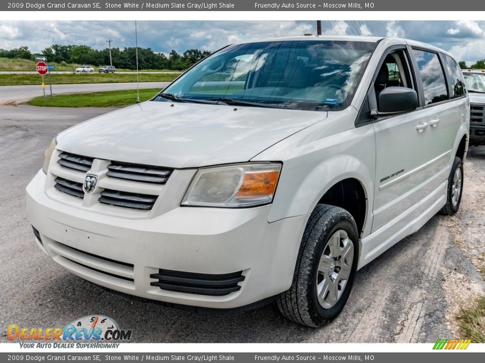 2009 Dodge Grand Caravan SE Stone White / Medium Slate Gray/Light Shale Photo #8