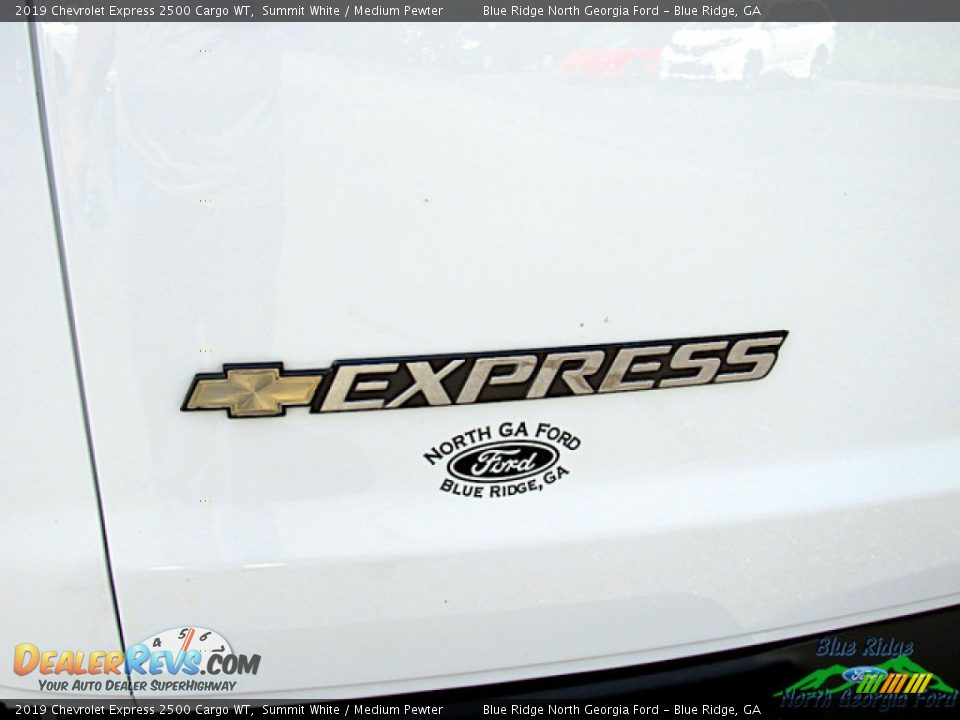 2019 Chevrolet Express 2500 Cargo WT Summit White / Medium Pewter Photo #19