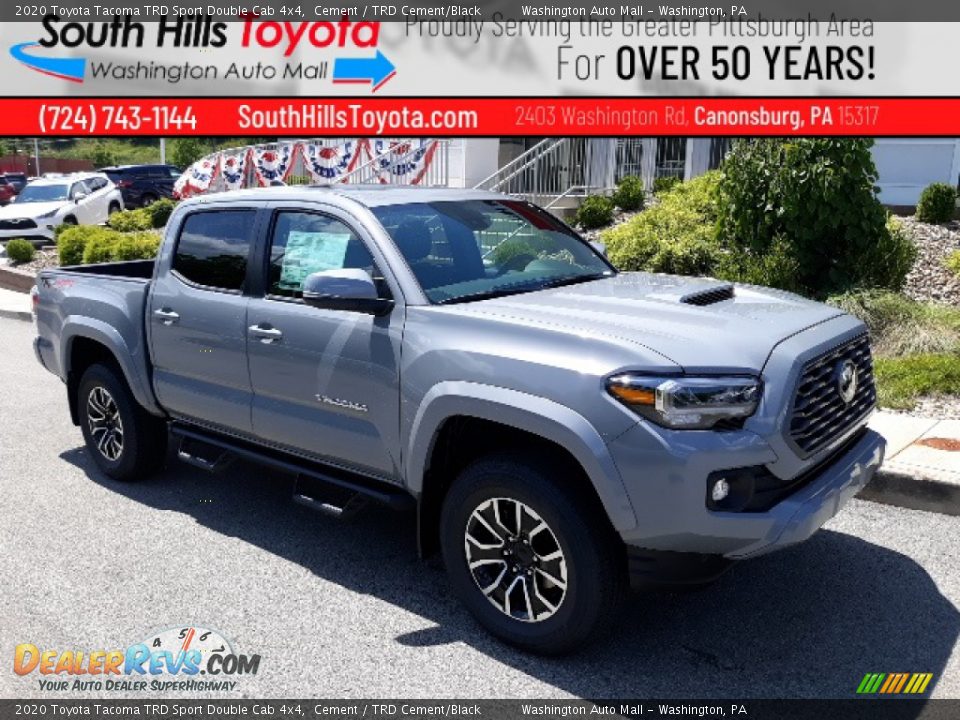 2020 Toyota Tacoma TRD Sport Double Cab 4x4 Cement / TRD Cement/Black Photo #1