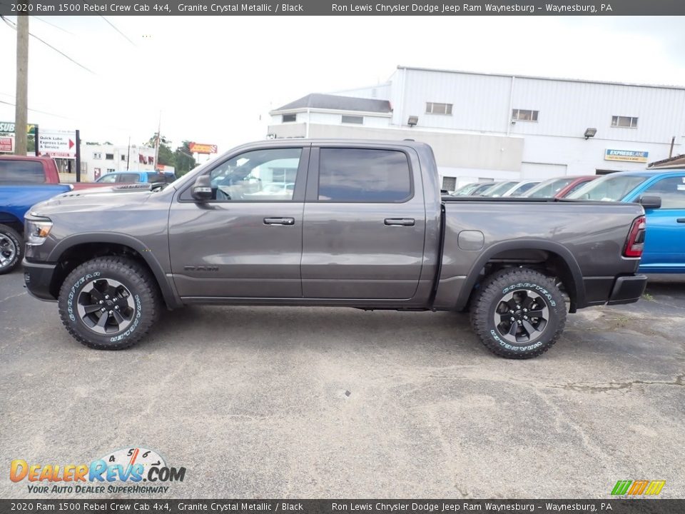 2020 Ram 1500 Rebel Crew Cab 4x4 Granite Crystal Metallic / Black Photo #3