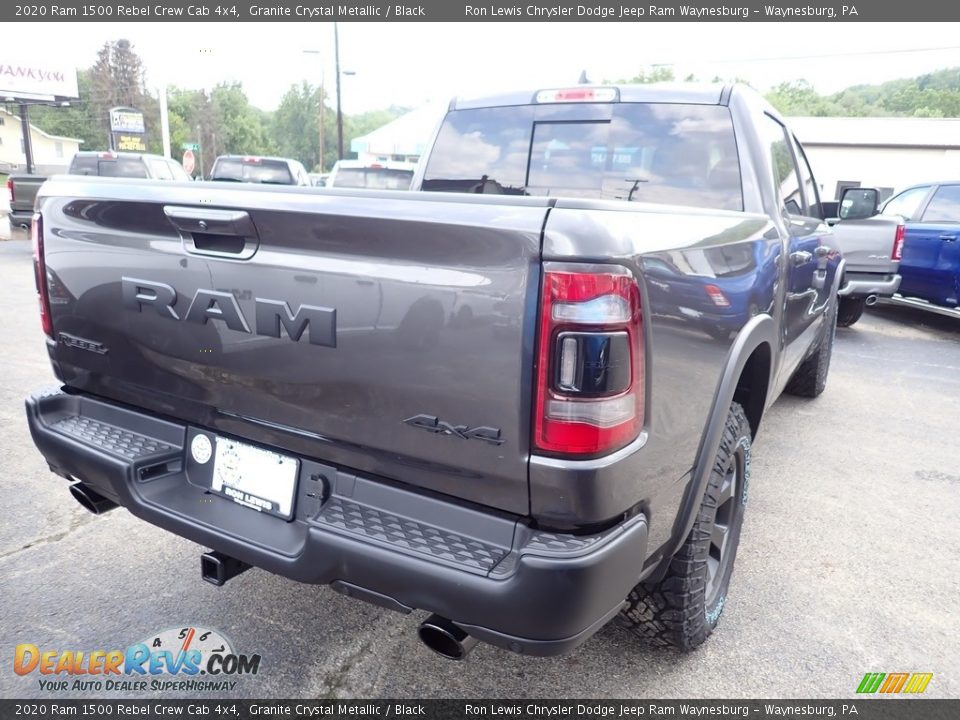 2020 Ram 1500 Rebel Crew Cab 4x4 Granite Crystal Metallic / Black Photo #6