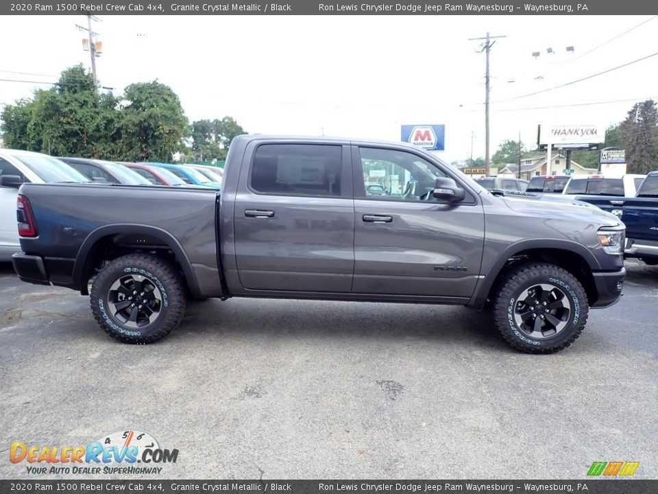 2020 Ram 1500 Rebel Crew Cab 4x4 Granite Crystal Metallic / Black Photo #7