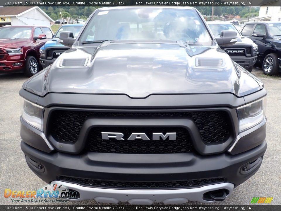 2020 Ram 1500 Rebel Crew Cab 4x4 Granite Crystal Metallic / Black Photo #9