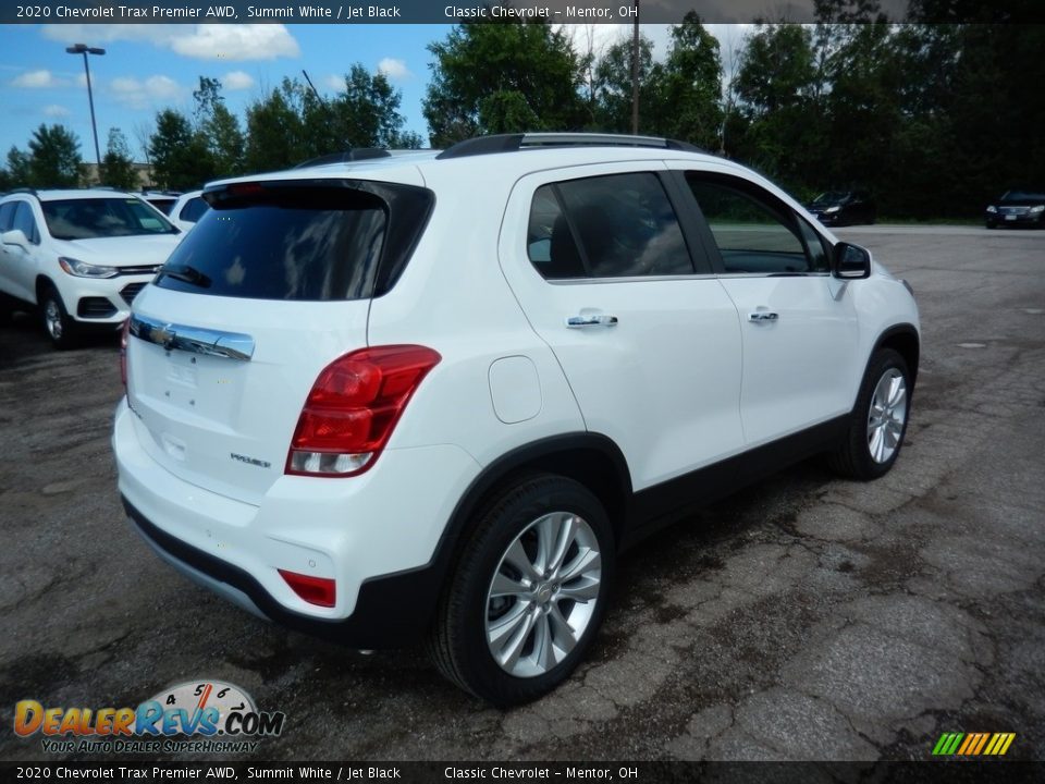 2020 Chevrolet Trax Premier AWD Summit White / Jet Black Photo #4