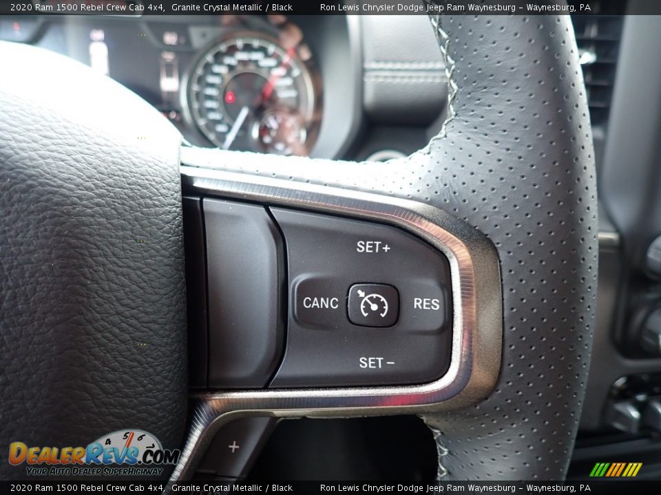 2020 Ram 1500 Rebel Crew Cab 4x4 Granite Crystal Metallic / Black Photo #17