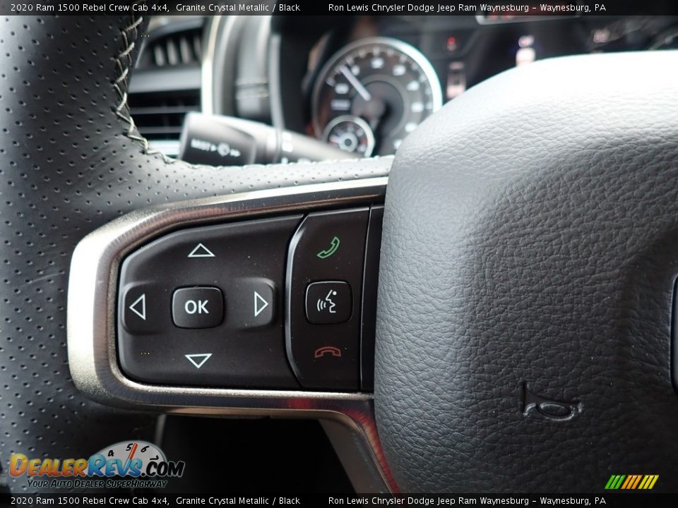 2020 Ram 1500 Rebel Crew Cab 4x4 Granite Crystal Metallic / Black Photo #18