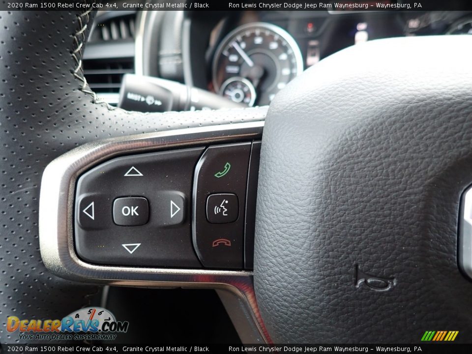 2020 Ram 1500 Rebel Crew Cab 4x4 Granite Crystal Metallic / Black Photo #19