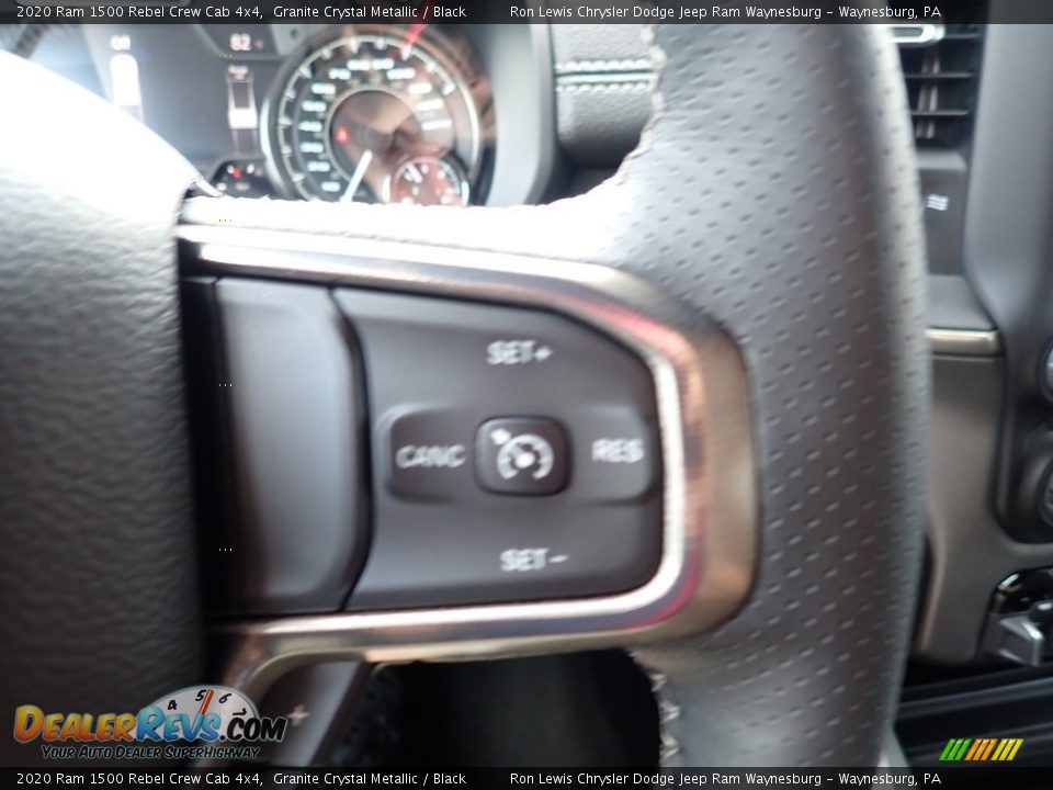 2020 Ram 1500 Rebel Crew Cab 4x4 Granite Crystal Metallic / Black Photo #20