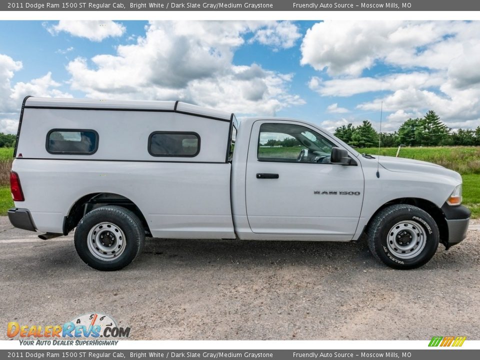 2011 Dodge Ram 1500 ST Regular Cab Bright White / Dark Slate Gray/Medium Graystone Photo #3