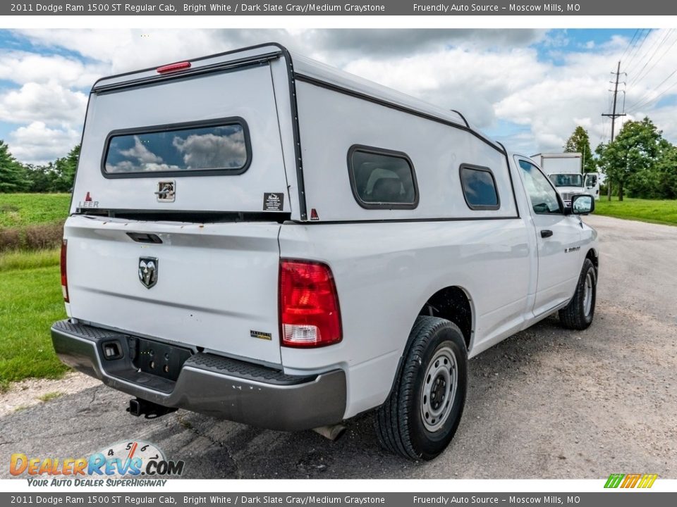 2011 Dodge Ram 1500 ST Regular Cab Bright White / Dark Slate Gray/Medium Graystone Photo #4