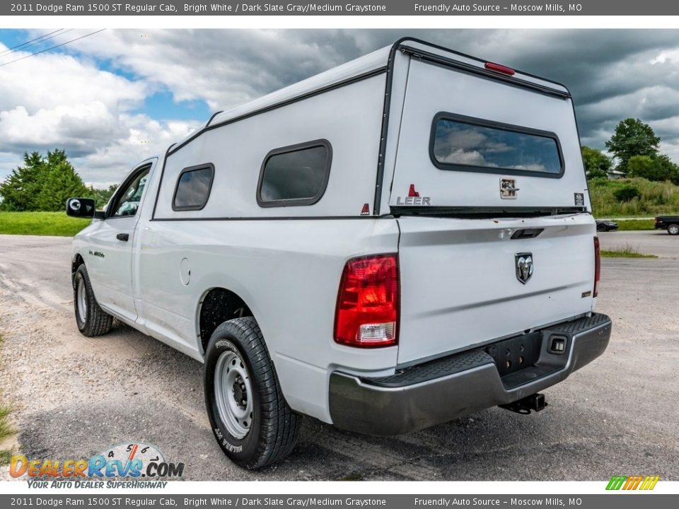 2011 Dodge Ram 1500 ST Regular Cab Bright White / Dark Slate Gray/Medium Graystone Photo #6