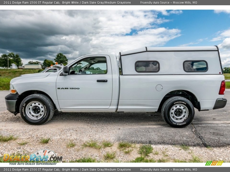 2011 Dodge Ram 1500 ST Regular Cab Bright White / Dark Slate Gray/Medium Graystone Photo #7