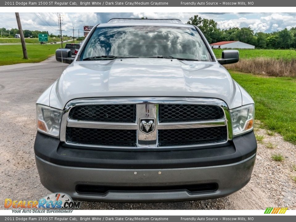 2011 Dodge Ram 1500 ST Regular Cab Bright White / Dark Slate Gray/Medium Graystone Photo #9