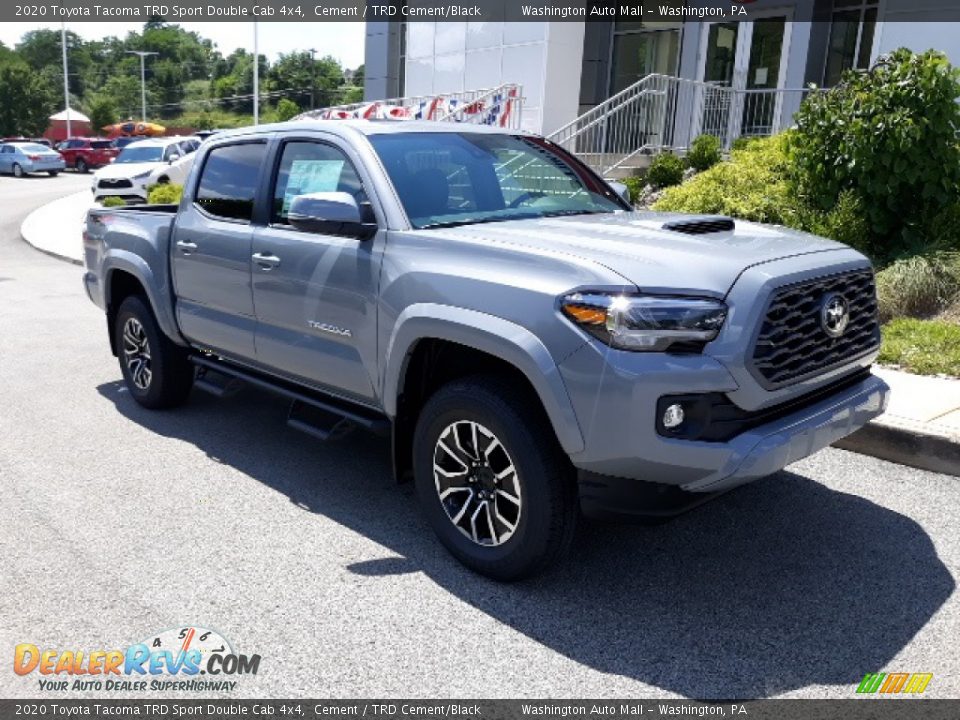 2020 Toyota Tacoma TRD Sport Double Cab 4x4 Cement / TRD Cement/Black Photo #30