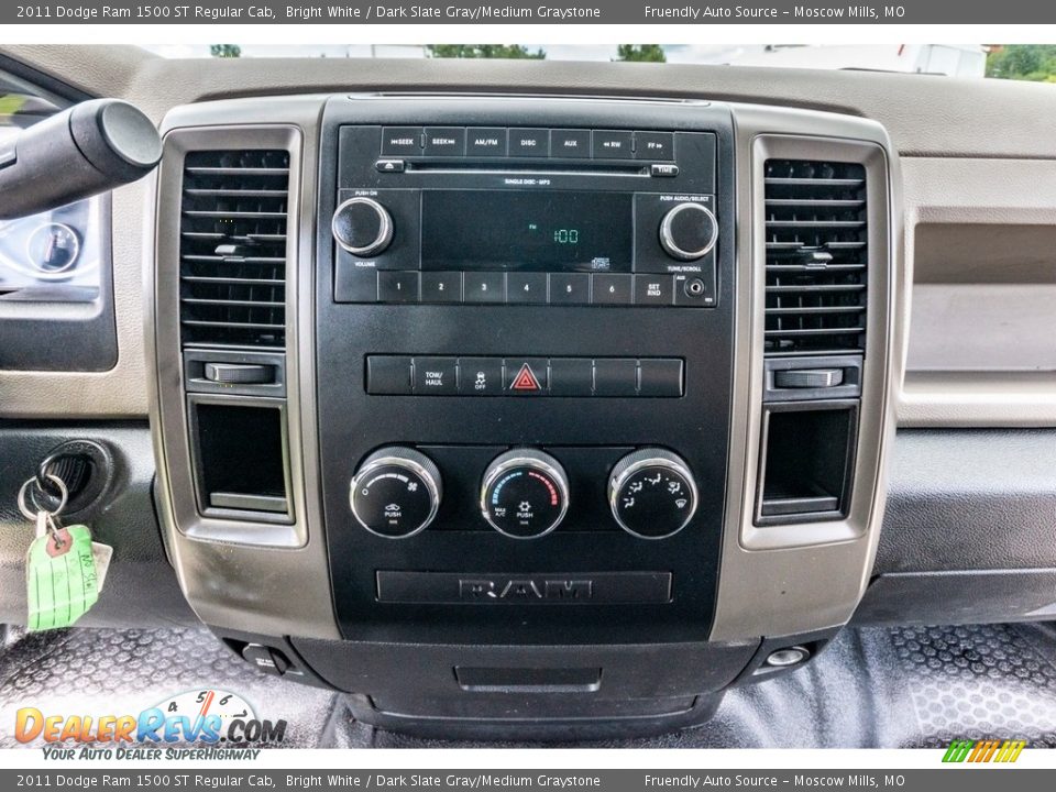 2011 Dodge Ram 1500 ST Regular Cab Bright White / Dark Slate Gray/Medium Graystone Photo #30