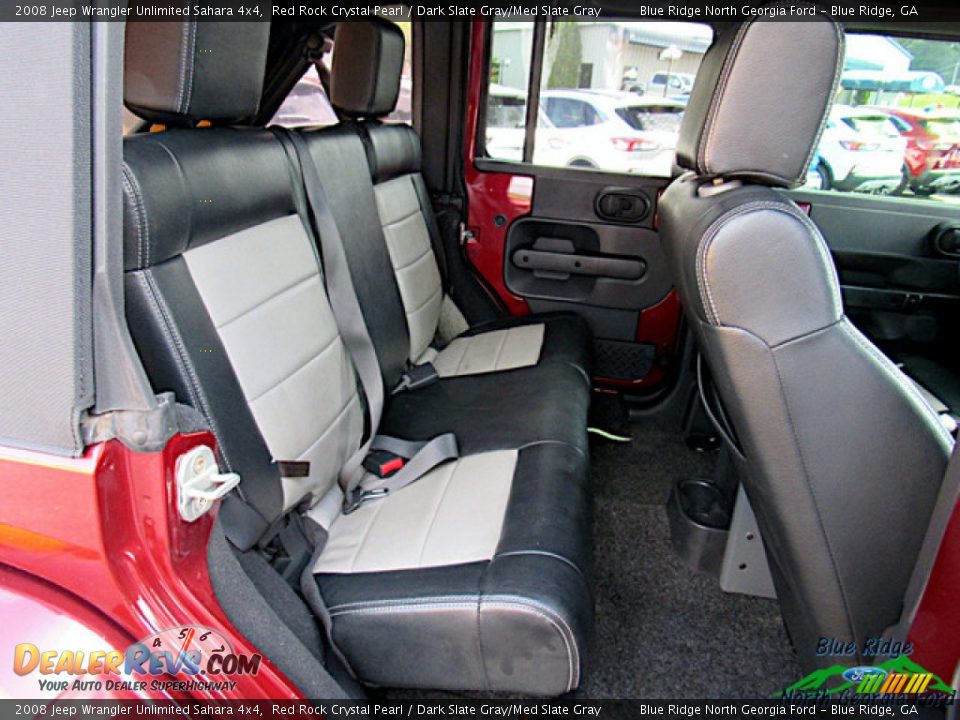 2008 Jeep Wrangler Unlimited Sahara 4x4 Red Rock Crystal Pearl / Dark Slate Gray/Med Slate Gray Photo #11