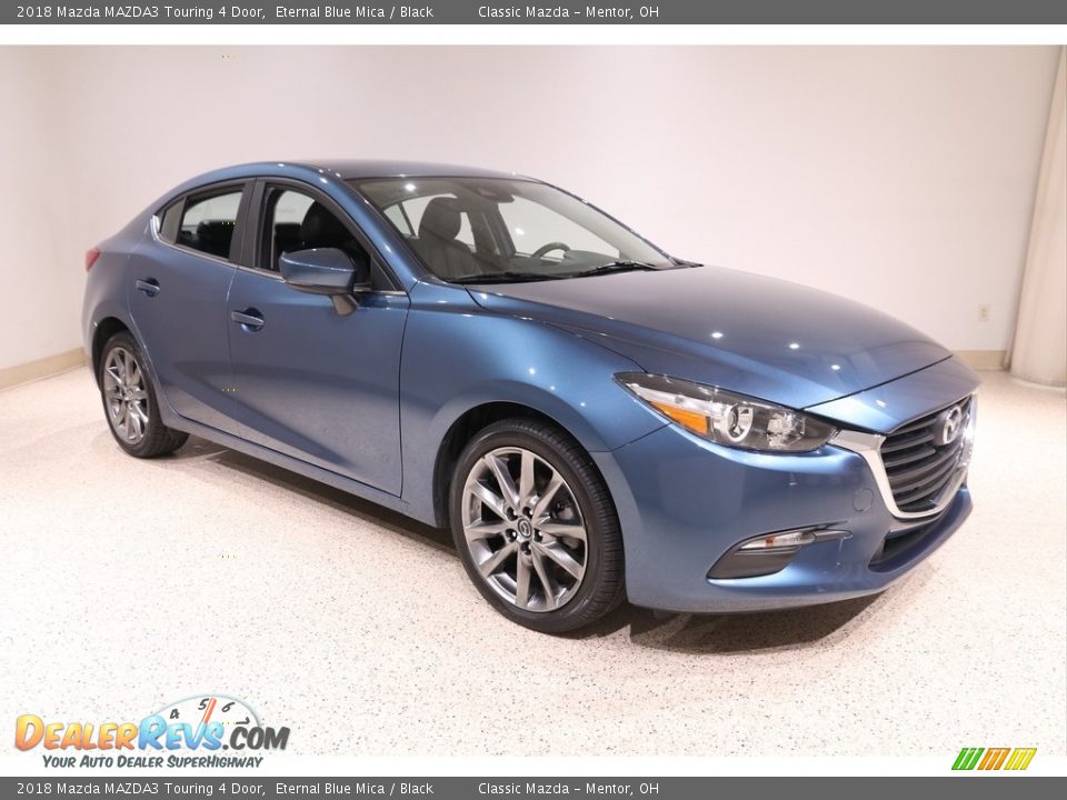 2018 Mazda MAZDA3 Touring 4 Door Eternal Blue Mica / Black Photo #1