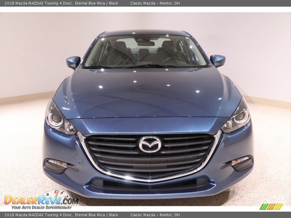2018 Mazda MAZDA3 Touring 4 Door Eternal Blue Mica / Black Photo #2