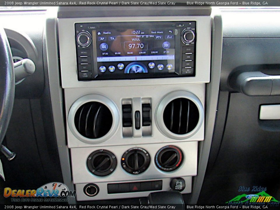 2008 Jeep Wrangler Unlimited Sahara 4x4 Red Rock Crystal Pearl / Dark Slate Gray/Med Slate Gray Photo #16