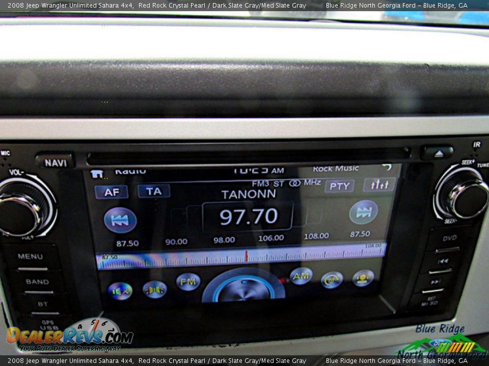 2008 Jeep Wrangler Unlimited Sahara 4x4 Red Rock Crystal Pearl / Dark Slate Gray/Med Slate Gray Photo #18