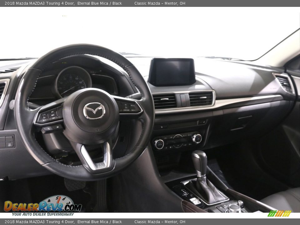2018 Mazda MAZDA3 Touring 4 Door Eternal Blue Mica / Black Photo #6
